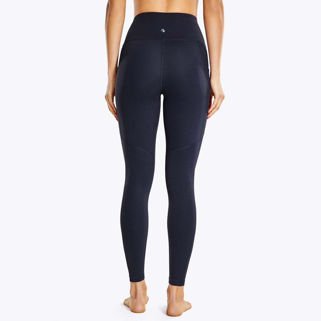 High Waist Solid Color Leggings for Fitness Running